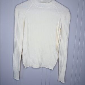Deluc Cream Turtleneck Sweater